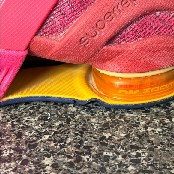 Nike Air Zoom SuperRep 3 Rush Pink / Mystic Hibiscus Shoes Women Size 8 - Picture 4 of 13